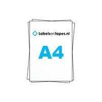 Huismerk A4 etiketten