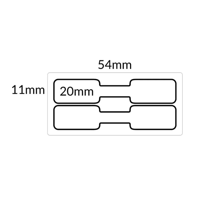 DYMO 11351 Etiketten 54x11mm