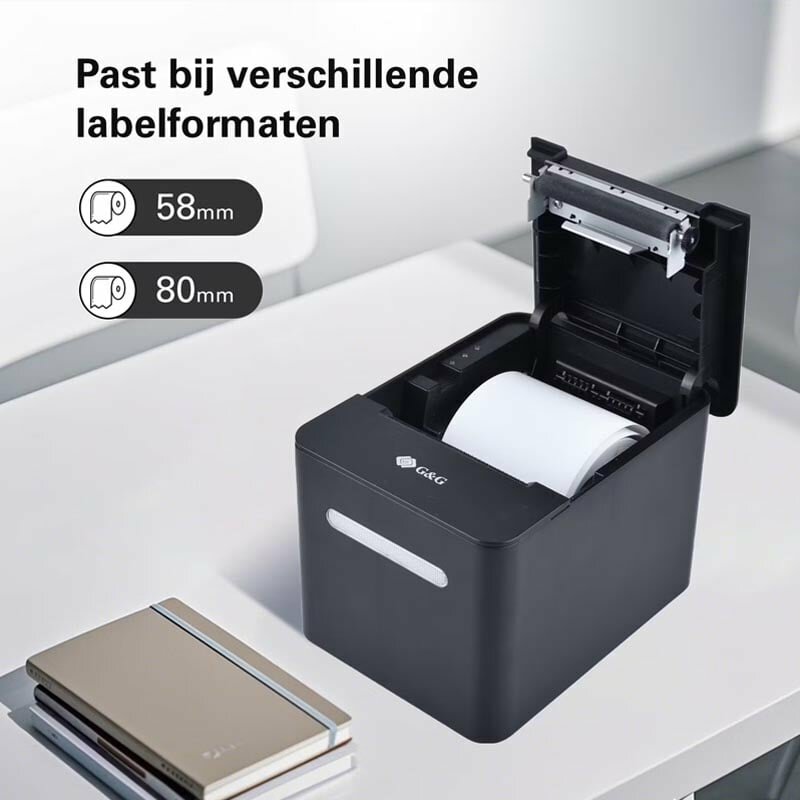 G&G GG-TD80 Desktop thermische bonlabelprinter