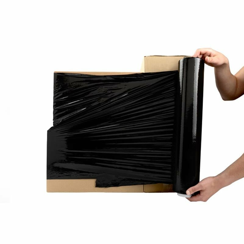 Fabrisa Handwikkelfolie 23 Micron &ndash; 50cm x 2kg &ndash; Zwart