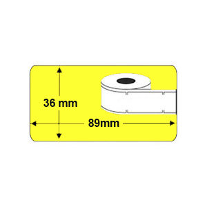 DYMO 99012 Labels 89x36mm Geel (Huismerk)