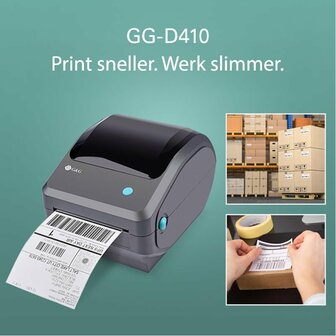 GG-D410UBW Desktop Labelprinter USB+BT+WIFI