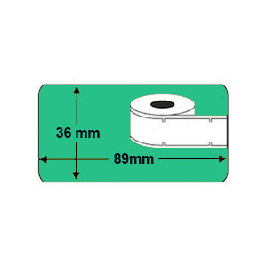 DYMO 99012 Labels 89x36mm Groen (Huismerk)