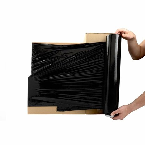 Fabrisa Handwikkelfolie 23 Micron – 50cm x 2kg – Zwart