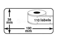 DYMO 99018 Labels 190x38mm