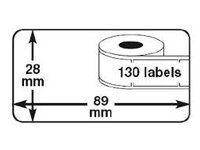 DYMO 99010 Adreslabels 89x28mm Wit (Huismerk)