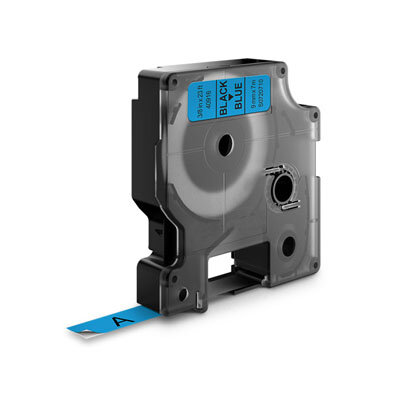 DYMO S0720770/43610 D1 Tape Zwart op Transparant 6mm