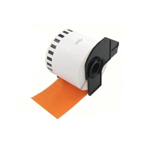 Brother DK-22205 Adreslabels 62mm Oranje