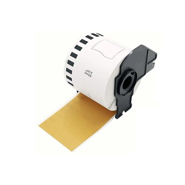 Brother DK-22205 Adreslabels 62mm Goud