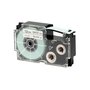 Casio XR-12WE Tape Zwart op Wit 12mm 