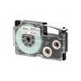 Casio XR-9WE Tape Zwart op Wit 9mm