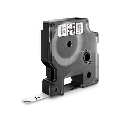 DYMO D1 Lettertape 40913 Zwart op Wit 9mm (Huismerk)