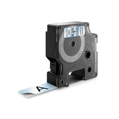 Dymo D1 Lettertape 45800 Zwart op Transparant 19mm (Huismerk)