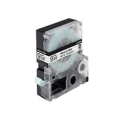 Epson LC-3TBW9 (C53S624405) Tape Zwart Op Transparant 9 mm (Huismerk)