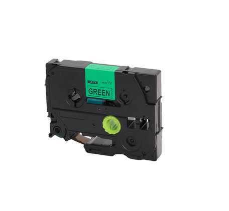 Brother TZe-731 Lettertape Zwart op Groen 12mm (Huismerk)